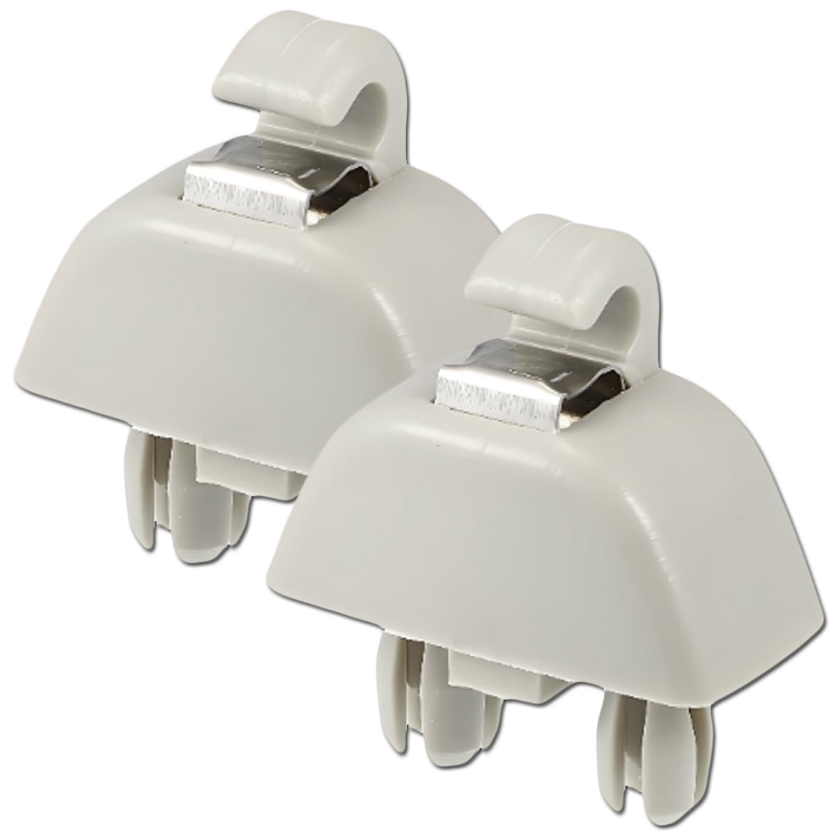ZAMDOE 4F0857561 Clip Per Visiera Parasole Automatica per Audi A6 C6 S6 A7 C7 A8 S8 RS6 RS6 per Volkswagen Passat per Seat Leon 6R0857561Y20 gancio di fissaggio per aletta parasole