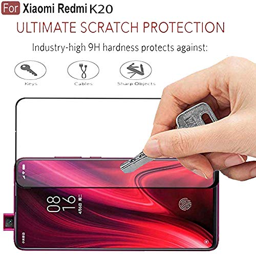 Image of NISHTECH Tempered Glass Screen Protector Compatible for Redmi K20 Pro, Redmi K20 with Edge to Edge coverage and Easy Installation kit