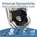 2 Pack Car Potty Training Seat Protector, Waterproof Toddler Car Seat Potty Training Cover, Piddle Pads & Liners for Baby Stroller, Booster & Travel,Non-Slip Pee Protector for Carseat (Black)