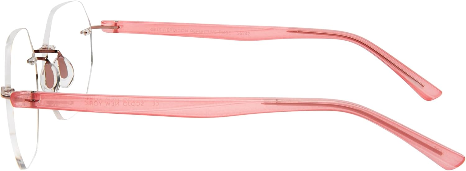 Scojo New York Gels Heptagon Reading Glasses - Scratch-Resistant, Stylish Readers for Men & Women - Image 3