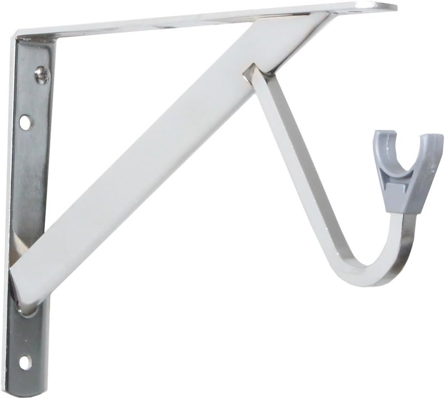 John Sterling Shelf and Rod Bracket, Chrome