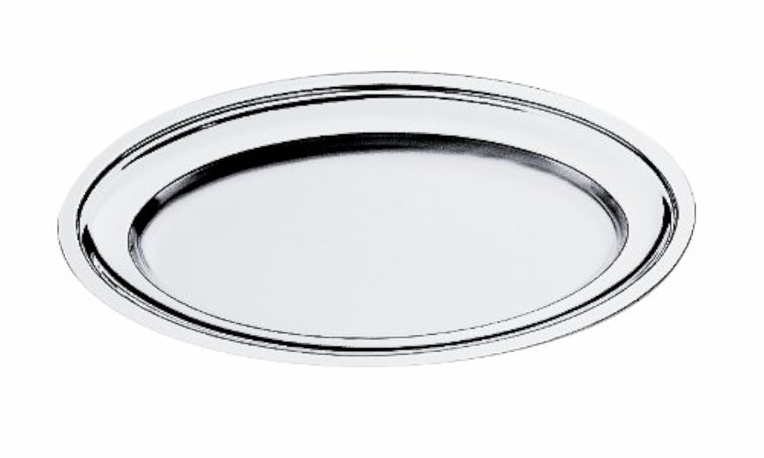 MEPRA Piatto Ovale Portata V.T, 6 x 41 cm, Acciaio Inossidabile 18/10