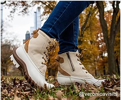 WOLVERINE Women's Torrent Waterproof Duck Boot, Ivory, 5 | Image 2