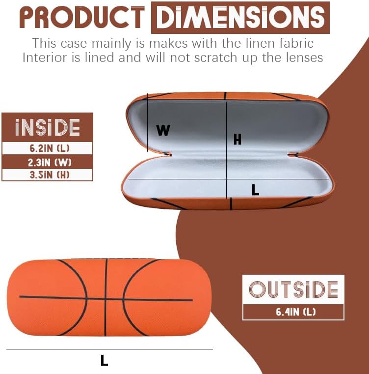 Glasses Case Sports Eyeglass Case Portable Protective Glasses Cases for Kids Sports Sunglasses Cases for Women Men image 5