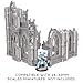 Tabletop Terrain Sci-Fi Ruin Set 2 - Modular Sci-Fi Terrain for Tabletop Wargaming Competitive Ruins 28mm 32mm