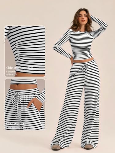Image of Trendy Queen Women's 2 Piece 2026 Fall Fashion Lounge Set with Pockets
