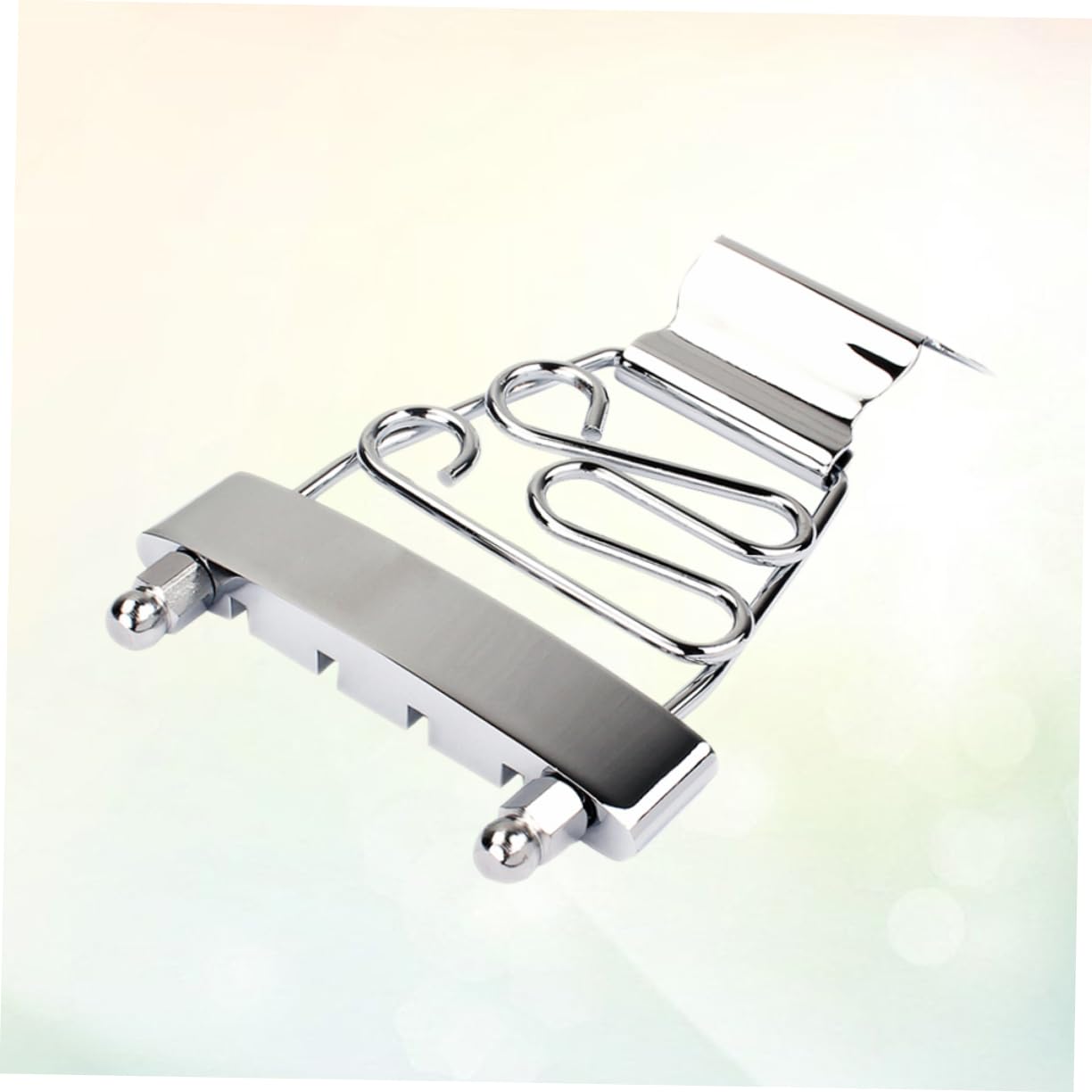 TOYANDONA 3pezzi Ponte Regolabile Per Chitarra Archtop Corde Accessorio Argento Per Sostituzione Facile e Veloce Compatibile Con Chitarre Jazz e Bassi Archtop Per Musicisti e Appassionati Di