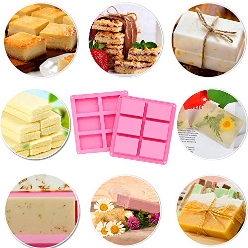 WELLXUNK® Silicone Sapone Stampi, 2 pezzi