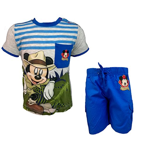 Disney completo neonato mezza manica bermuda in