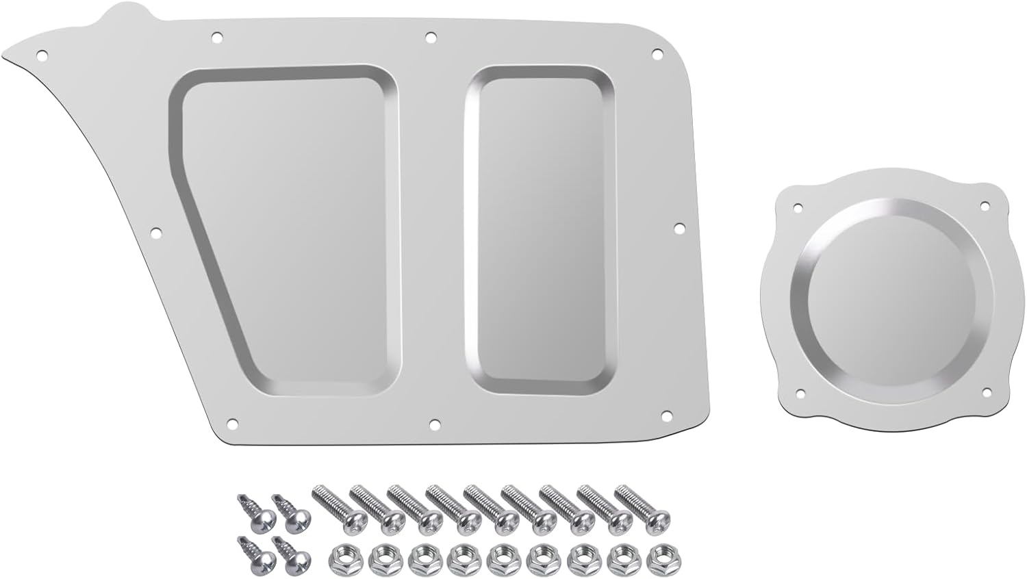 A/C Delete Panel Plate Blower Cover Fits for Chevrolet/GMC Trucks C10 C20 C30 K10 K20 K30 Jimmy K5 and Blazers 1967-1972 (with bolt and nuts)