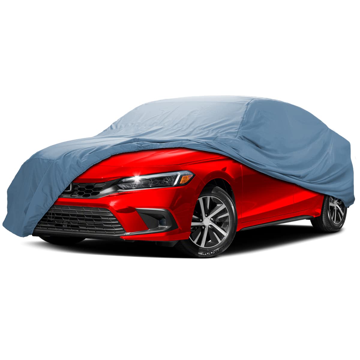 iCarCover Car Cover Waterproof All Weather for 1988-1991 Civic Sedan, Wagon