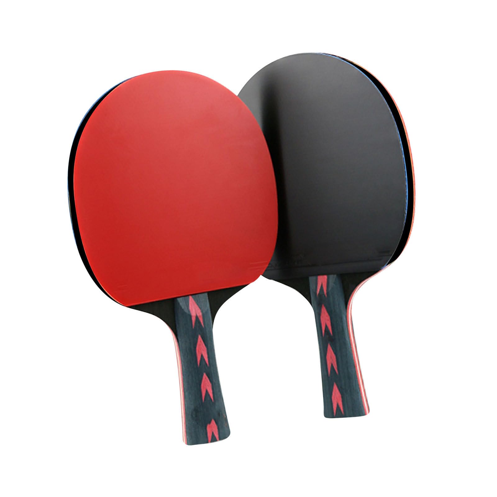 2 Piezas Raqueta de Tenis de Mesa de 5 Estrellas, Fibra de Carbono