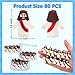 BSTCRAFT 80 Pcs Mini Jesus, Little Jesus Figures to Hide Tiny Figurines in Bulk and Pocket Seek Religious Gifts for Easter Egg Stuffers Fillers Sunday School Baptism Christ Savior Craft