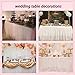 Suppromo 9ft White Table Skirt Tulle Tutu Table Skirt for Rectangle Tables White Ruffle Table Cloth for Wedding Bridal Shower Baby Shower Baptism Birthday Party Banquet Decoration(L9(ft) H 30in)