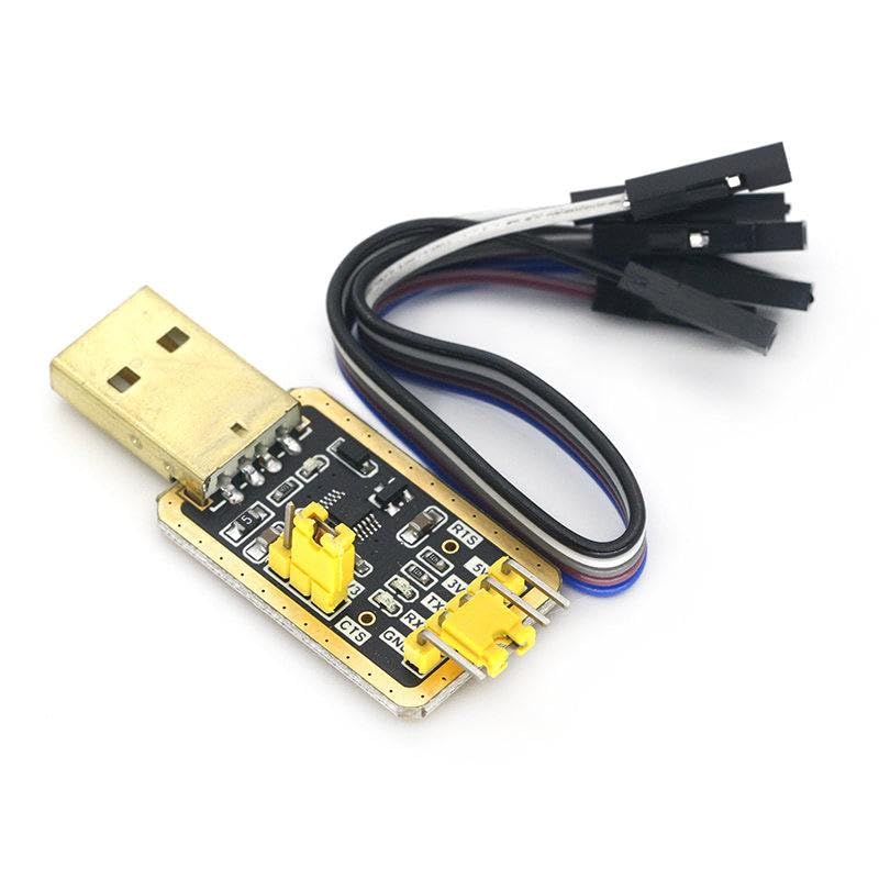 CH340 Mini Serial Port Module of PL2303 CH340E RS232 to TTL Module Upgrade USB to Serial Port in Nine Brush Small Plates