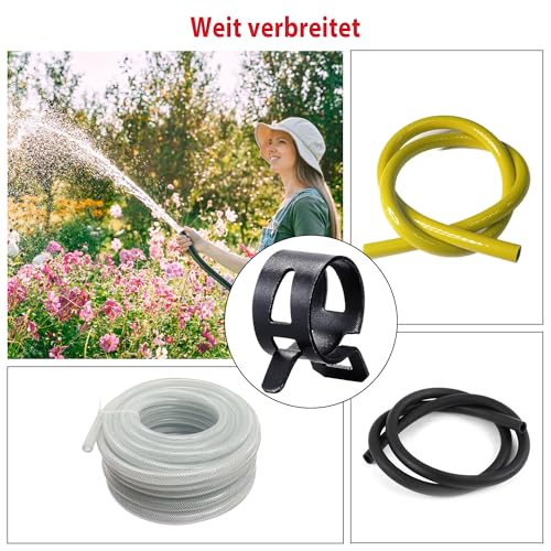 300 Stück Schlauchschellen Set KFZ: Schlauchklemme Federbandschellen 5-18mm mit Einer Schlauchklemme Zange Kraftstoffleitung Reparaturset 10 Größen