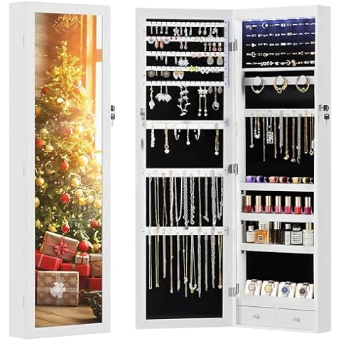 Sweetcrispy Jewelry Cabinet Organizer Cover