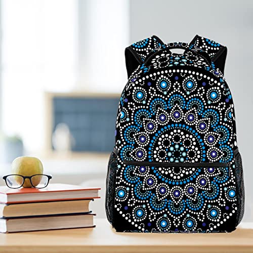 Sac à dos de voyage papillons bleu léger contre le mal de dos