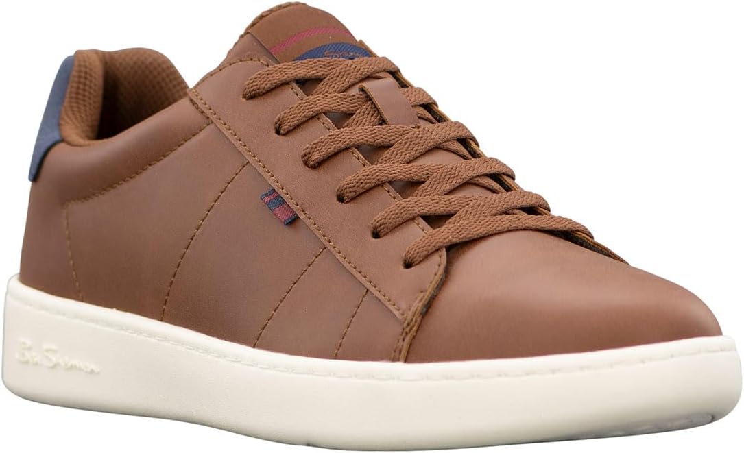Men's Hampton Fashion Sneaker, Chestnut/British Navy/Whisper White, 10.5 M - Image 7