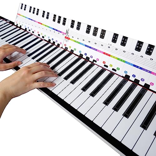 Amazon | 【鍵盤カード付】紙ピアノ / 88鍵盤 / 折り畳み B4