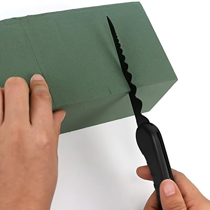 1 szt. Zielone bloki z pianki kwiatowej, prostokątny blok piankowy kwiat błoto na świeże sztuczne kwiaty suche mokre kwiatowe dekoracje weselne(6PCS)