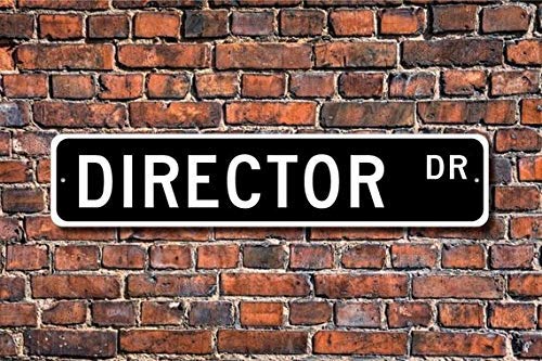 Biopracess Warningsigna850 Director Director Gift Director Sign Gift For Director Theatre Worker Movie Director Outdoor Street Sign/Subway Sign 4X16 Inch