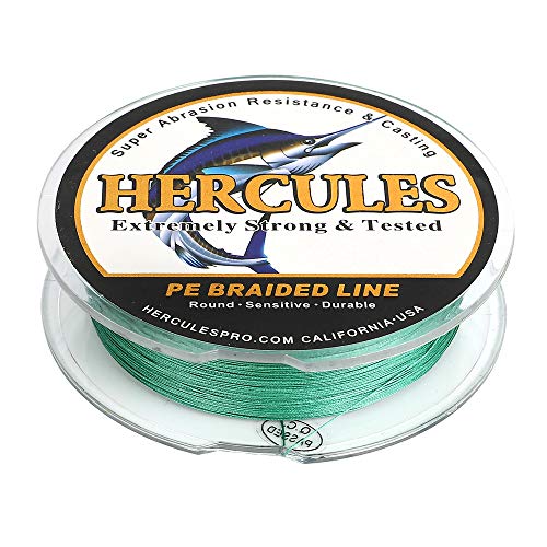 Hercules Super Cast 100m - 2000m Yards Geflochtene Angelschnur 10lb - 300lb Test für Salzwasser Süßwasser PE Geflecht Fischdraht Superline 8 Stränge – Bild 4