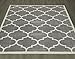 Sweet Home Stores Clifton Collection Light Grey Moroccan Trellis Design (7'10