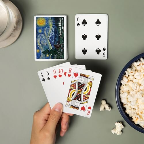Lantern Press Baraja de 52 cartas poker tamaño adulto miniatura 2