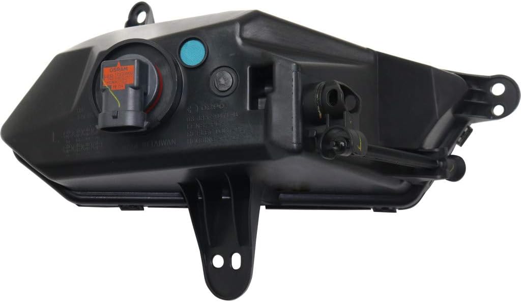 KarParts360 For 2016 2017 2018 2019 Chevy Cruze Fog Light Assembly Driver Side w/Bulbs Replaces GM2592317 CAPA Certified