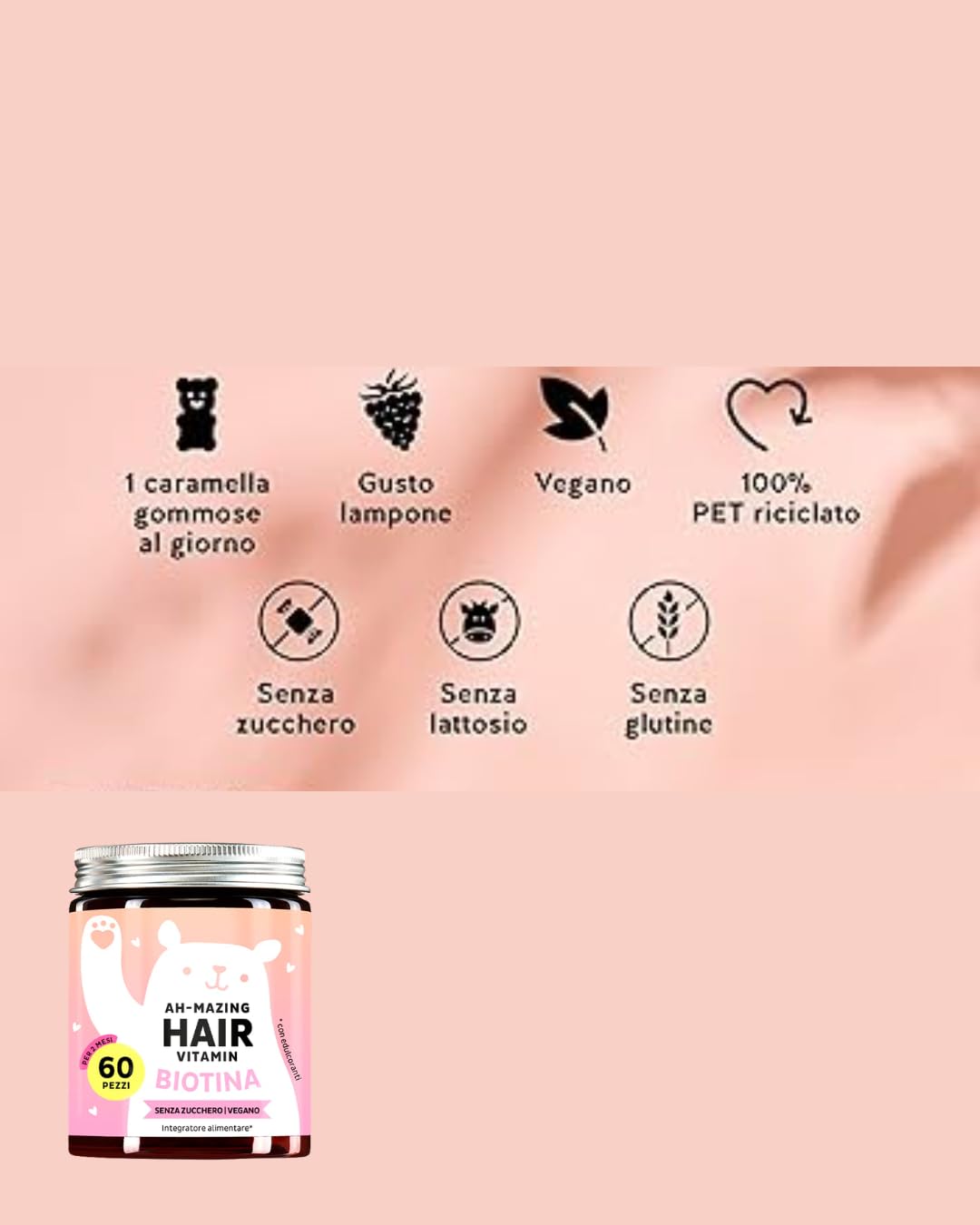 bears with benefits AH-MAZING HAIR VITAMIN BIOTINA