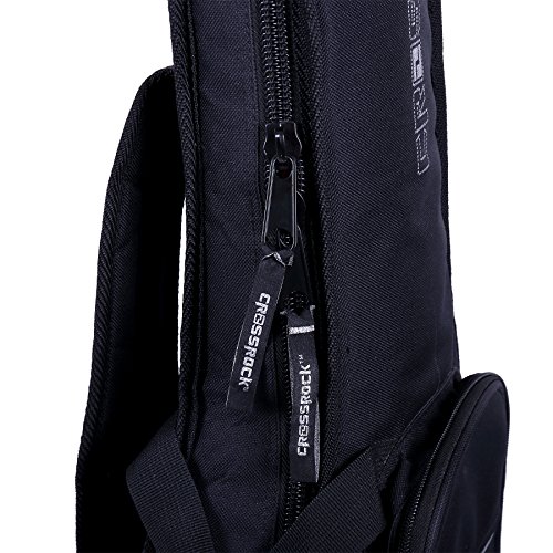 Image of Crossrock A-Style Mandolin Gig Bag with 10mm Padding, Backpack Straps in Silk Grey (CRSG106MASG)