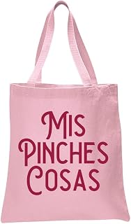 Mis Pinches Cosas Tote Bag – Funny Everyday Canvas Cotton Bolsa
