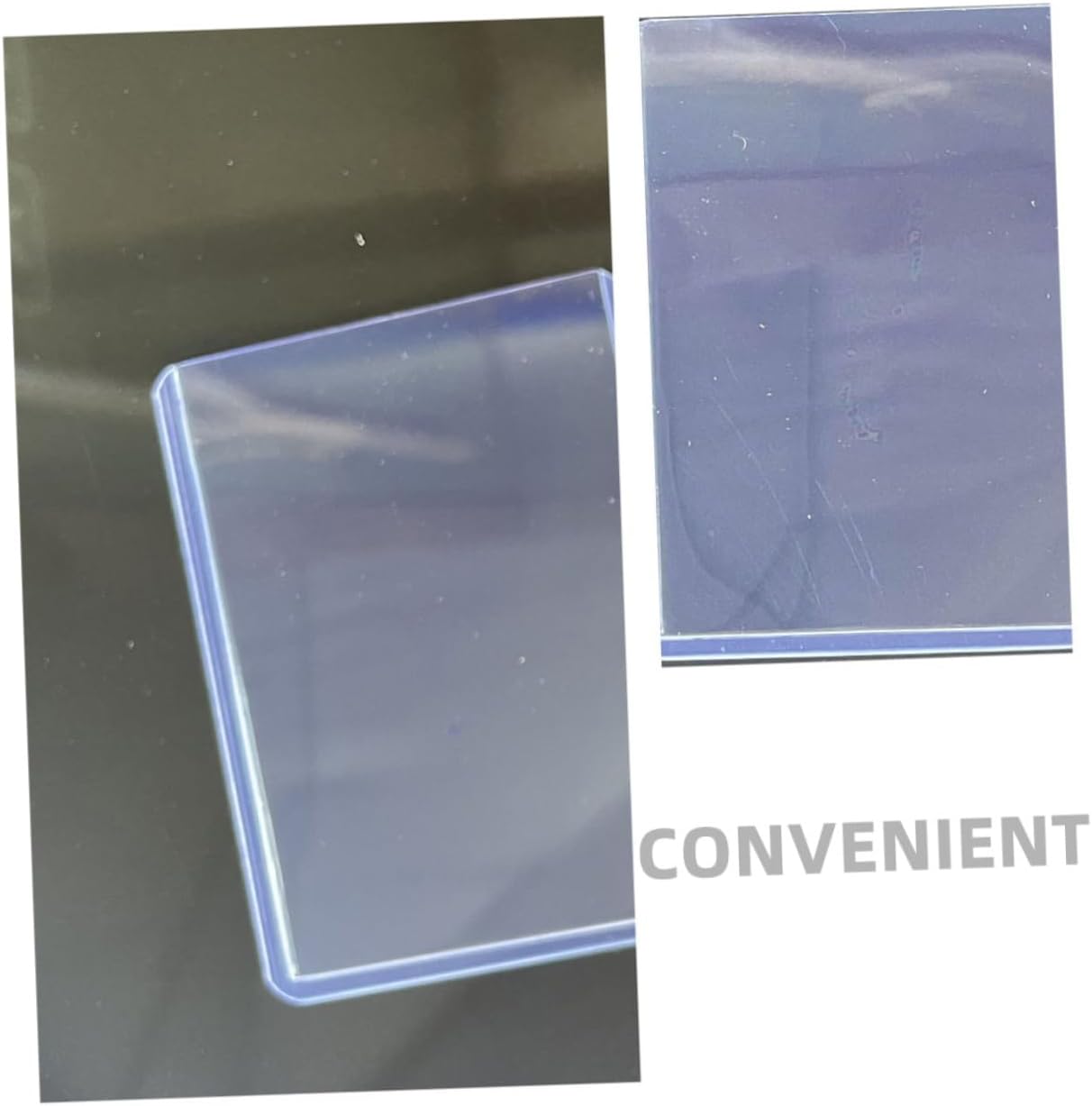 100pcs Card Protector Sleeves for Game and Trading Cards Transparent Design -Scratch Covers for Safe Storage and Display for Baseball Sports