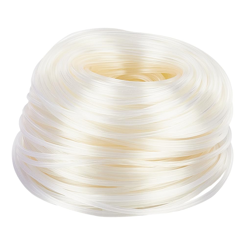 BENECREAT 76m/249Ft Translucent Window Screen Spline, 3mm/0.16 Inch Replacement Window Screen Retainer Spline for Replacing & Installing Door Windows Screens