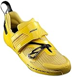 Mavic Cosmic Ultimate Tri Cycling Shoes - Men's Yellow Mavic/Black 5.5