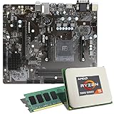 AMD Ryzen 5 5600G / MSI PRO A320M-B Mainboard Bundle / 16GB | CSL PC Aufrüstkit | AMD Ryzen 5 5600G 6X 3900 MHz, 16GB DDR4-RAM, GigLAN, M.2 Port, USB 3.2 Gen1 | Aufrüstset | PC Tuning Kit