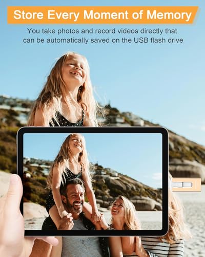 Image of GNASEET 256GB USB Flash Drive for Phone and Pad, Photo Stick High Speed External USB Thumb Drives Photo Storage Memory Stick for Save More Photos and Videos (Gold, 256GB)