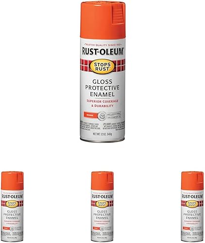 Vista 77 de Rust-Oleum 7776830 - Pintura en aerosol para prevención del óxido, 12 onzas, negro plano