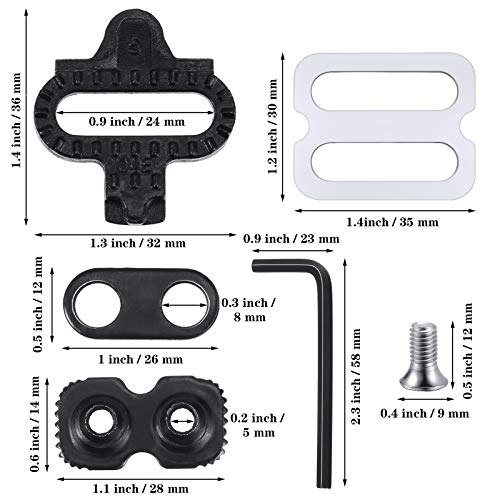 image for Hotop Bike Cleats Compatible with Shimano MTB SPD Pedals (SH51) for Me