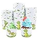50 Piezas Cupcakes Papel Copa de Hornead Moldes de Papel para Magdalenas Hornear Magdalenas Moldes De Horneado Tazas de Pastel de Dinosaurio de Fondo Verde
