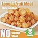 Premium Dried Longan Fruit 230g/8oz 100% Natural Longan Fruit Meat 桂圆肉 No Sugar Added & No Additive Healthy Snack Perfect for Snacks，Tea，porridge，Dessert, Cooking
