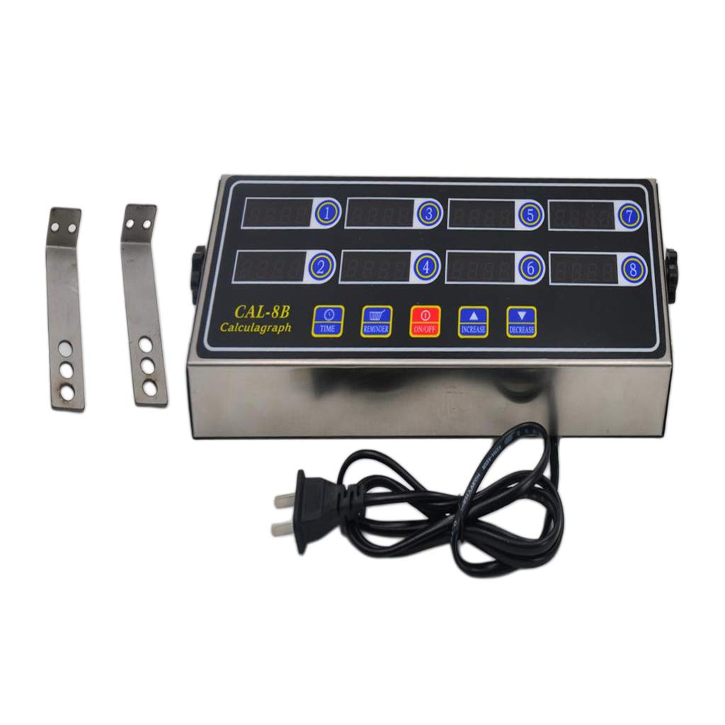 Baoblaze CAL-8B Portable Calculagraph 8 Channel Digital Reminder Cooking Timing