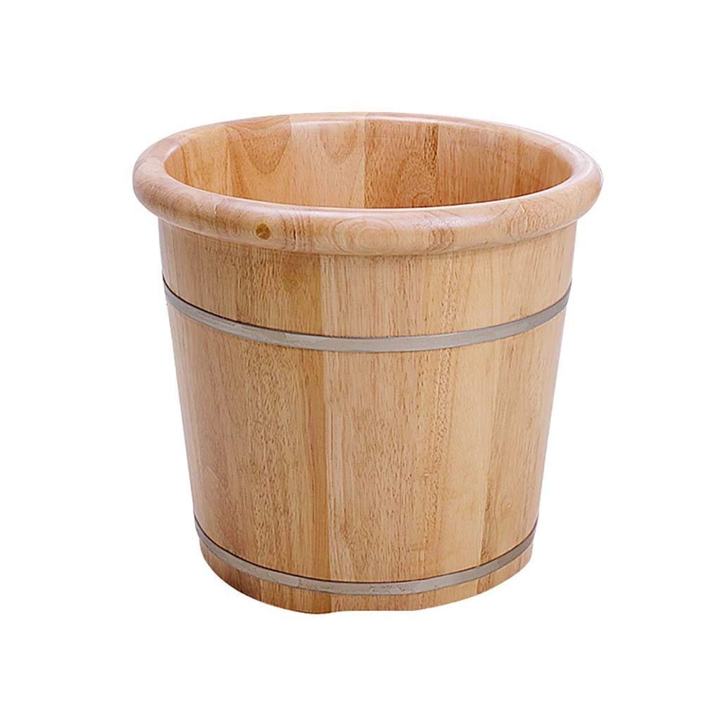 Vaschetta per pediluvio, Vaschetta per pediluvio in Legno, Secchio per Vasca per pediluvio, Massaggio, Spa, Sauna, Ammollo, Pediluvio Secchio in Legno Spa per pediluvi Lavabo per Uso Domestico