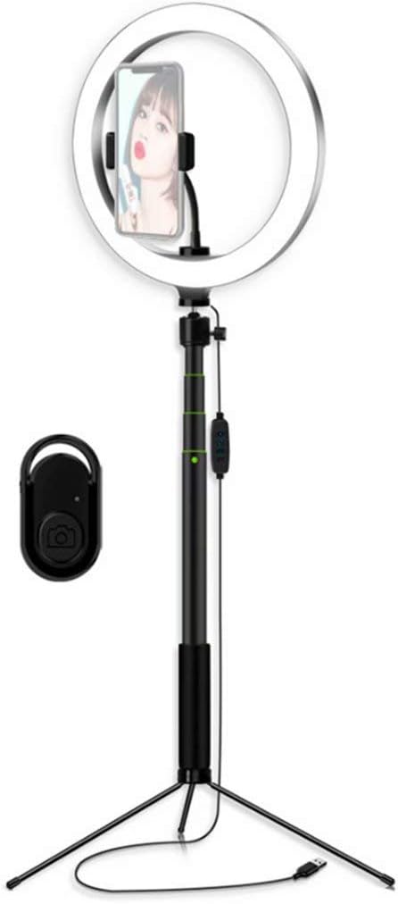 26cm Ring Light Photography Lighting with Tripod Stand Selfie Lamp LED Dimmable for Live Fill Light For Smartphone Selfie Lamp,#A-1