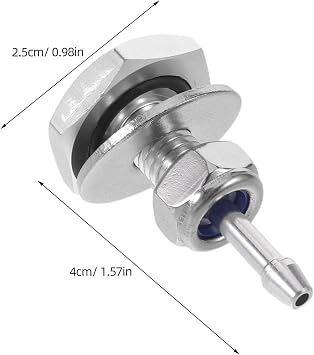 Turbocharger Hose Connector Set for Vehicle Vacuum Hoses, Aluminium Alloy and Carbon Steel Construction with High Pressure and Aging Resistance, for Automotive Air System Diagnosis
