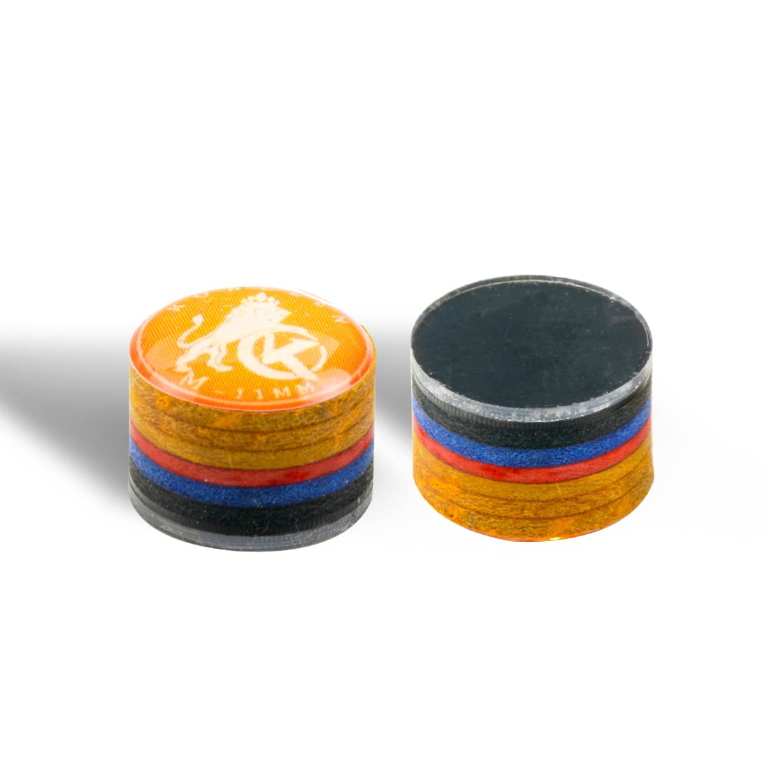 KONLLEN Rainbow Billardspitze mit durchsichtigem SX/SS/S/M/MH/H 11mm/14mm Pool Queuespitze 9 Lagen Queuekopf Zubehör 1 Stück