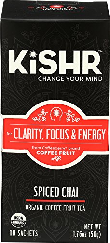 Kishr, Organic Coffee Fruit Tea, Spiced Chai, 1.76 oz