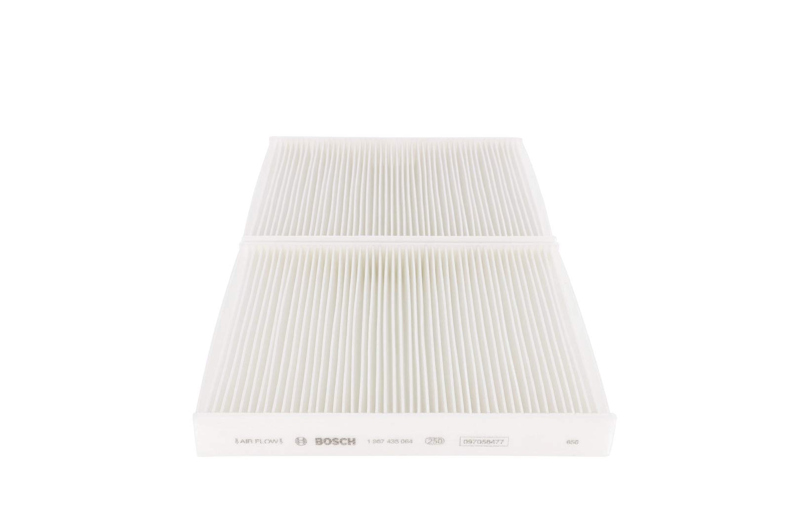 Bosch Filtro Abitacolo Standard M5064, Filtro di Ricambio - Filtra polline e polveri per un'aria più pulita all'interno del veicolo - 2 Filtri | Compatibile con: BMW 5, 5 Gran Turismo, 5 Touring, 6 Cabriolet, 6 Coupe, 6 Gran Coupe, 7, ROLLS-ROYCE DAWN, GH