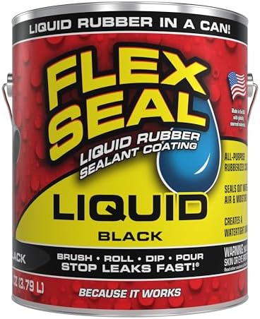 Flex Seal Liquid Rubber in a Can, 1-gal, Black